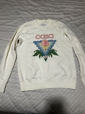 Casa Graphic Cream Crewneck Sweatshirt